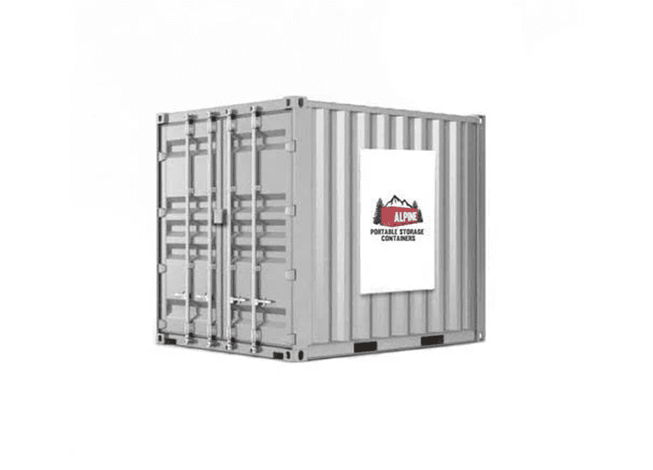 Portable metal storage container