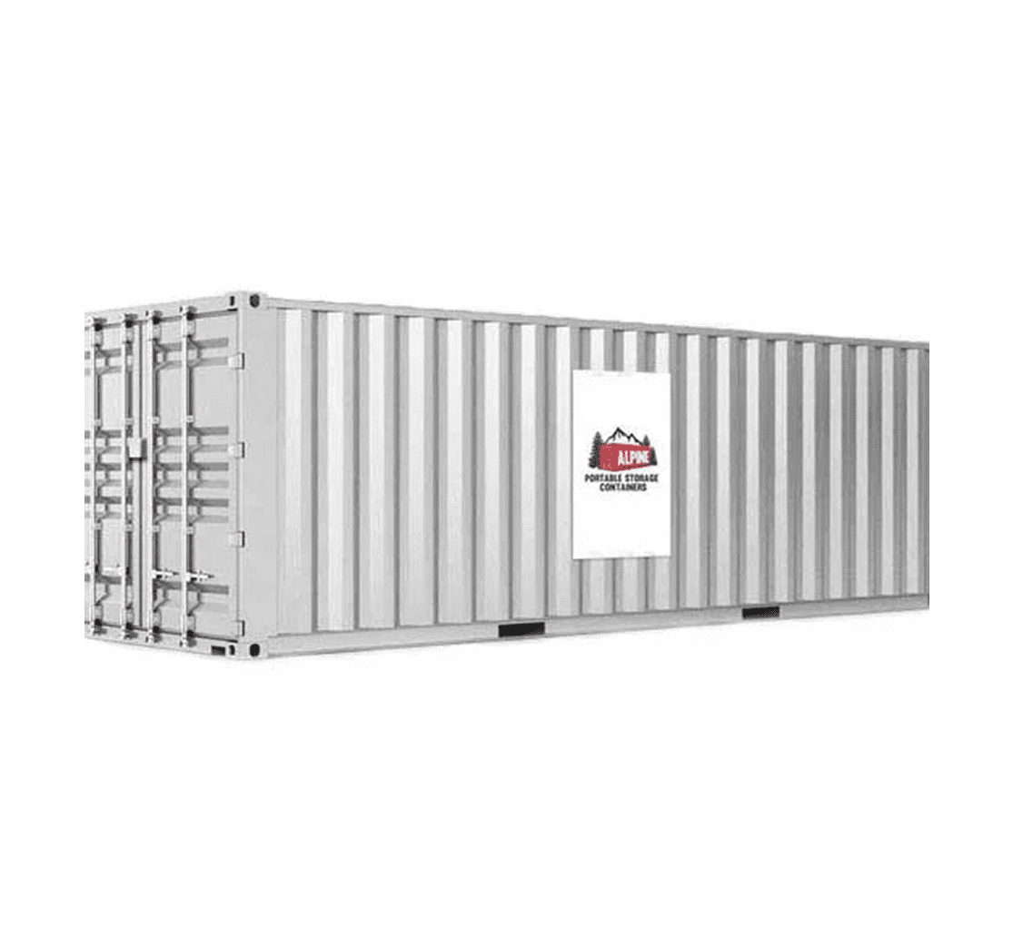 Large metal storage container