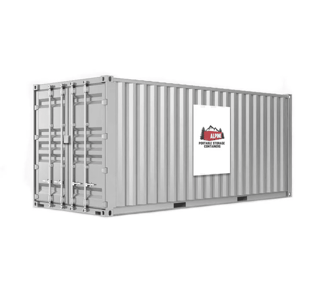 Portable storage container with branding